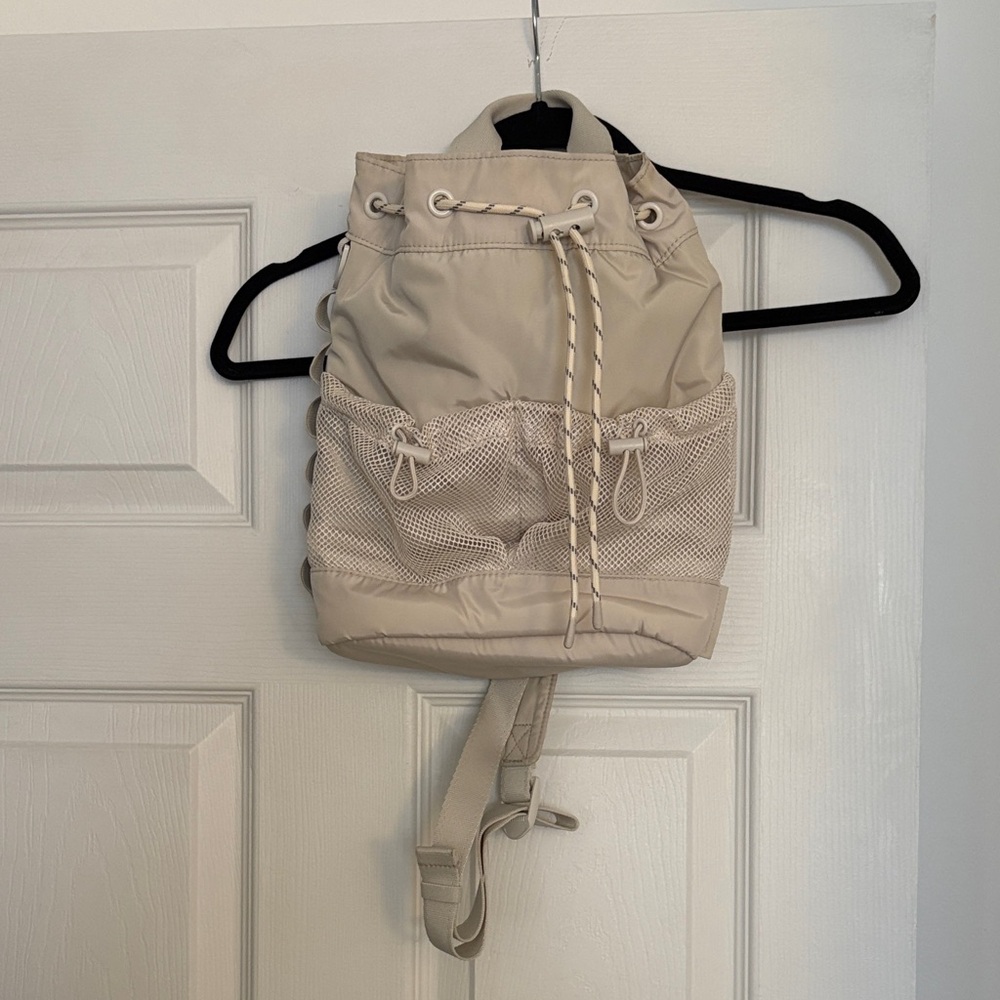 Stylish Cream Sling Backpack for Women